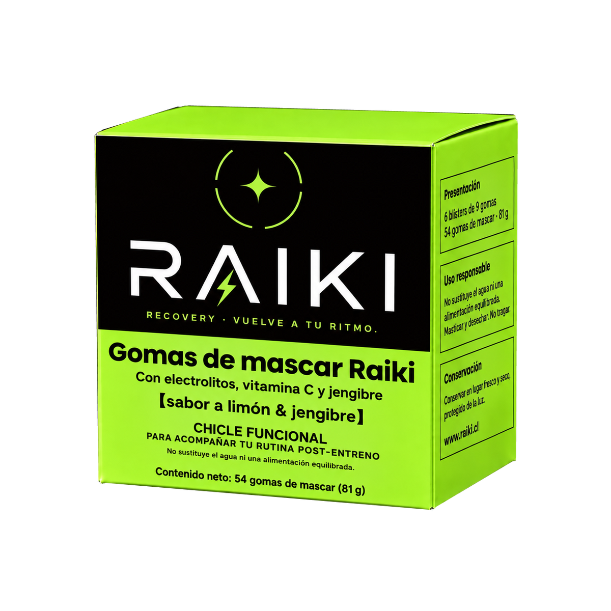 RAIKI Recovery — Caja x6